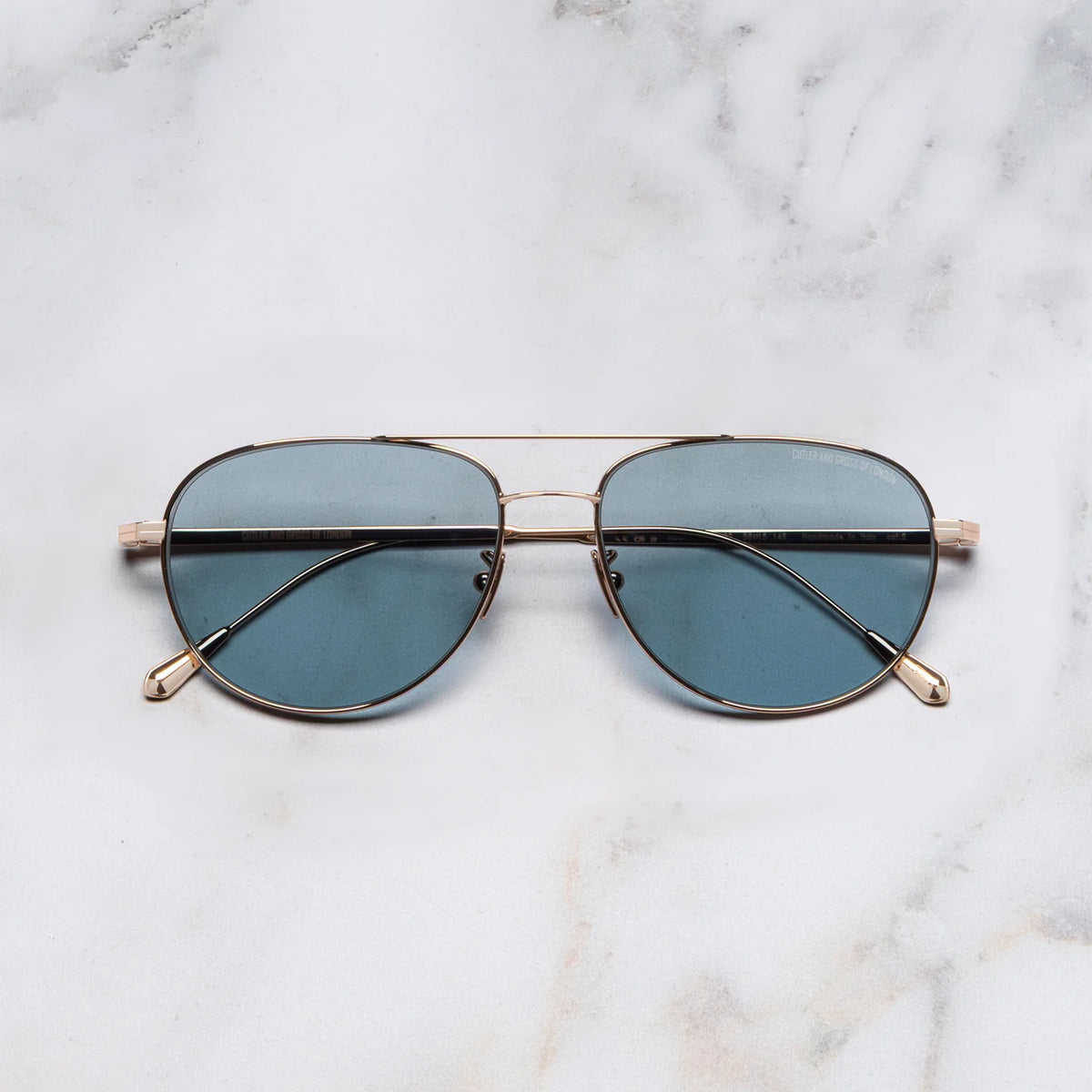 Cutler and Gross .0002 – 18K Rose Gold detail view