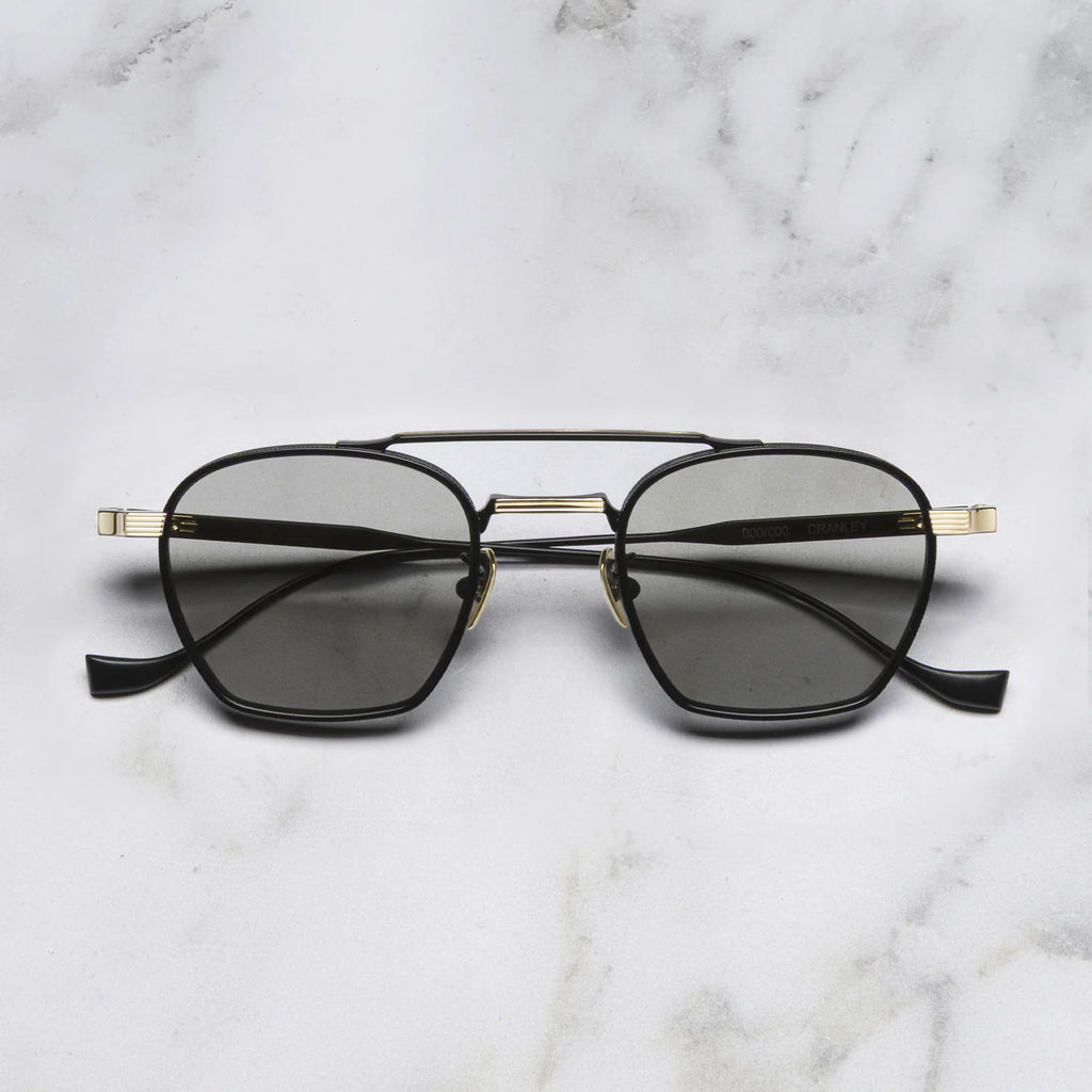 Cutler and Gross CRANLEY 332/350 – Black / Gold detail view