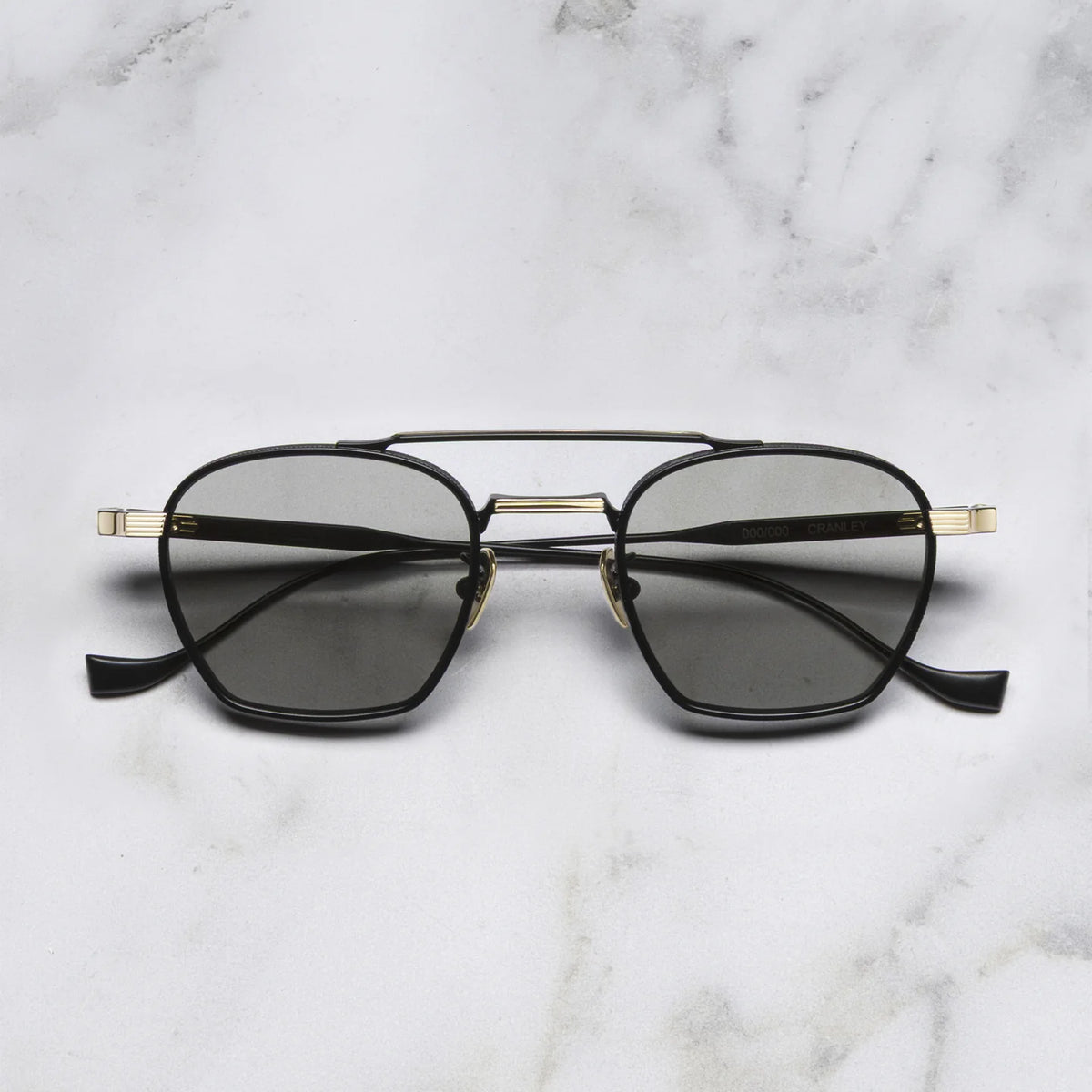 Cutler and Gross CRANLEY 332/350 – Black / Gold detail view