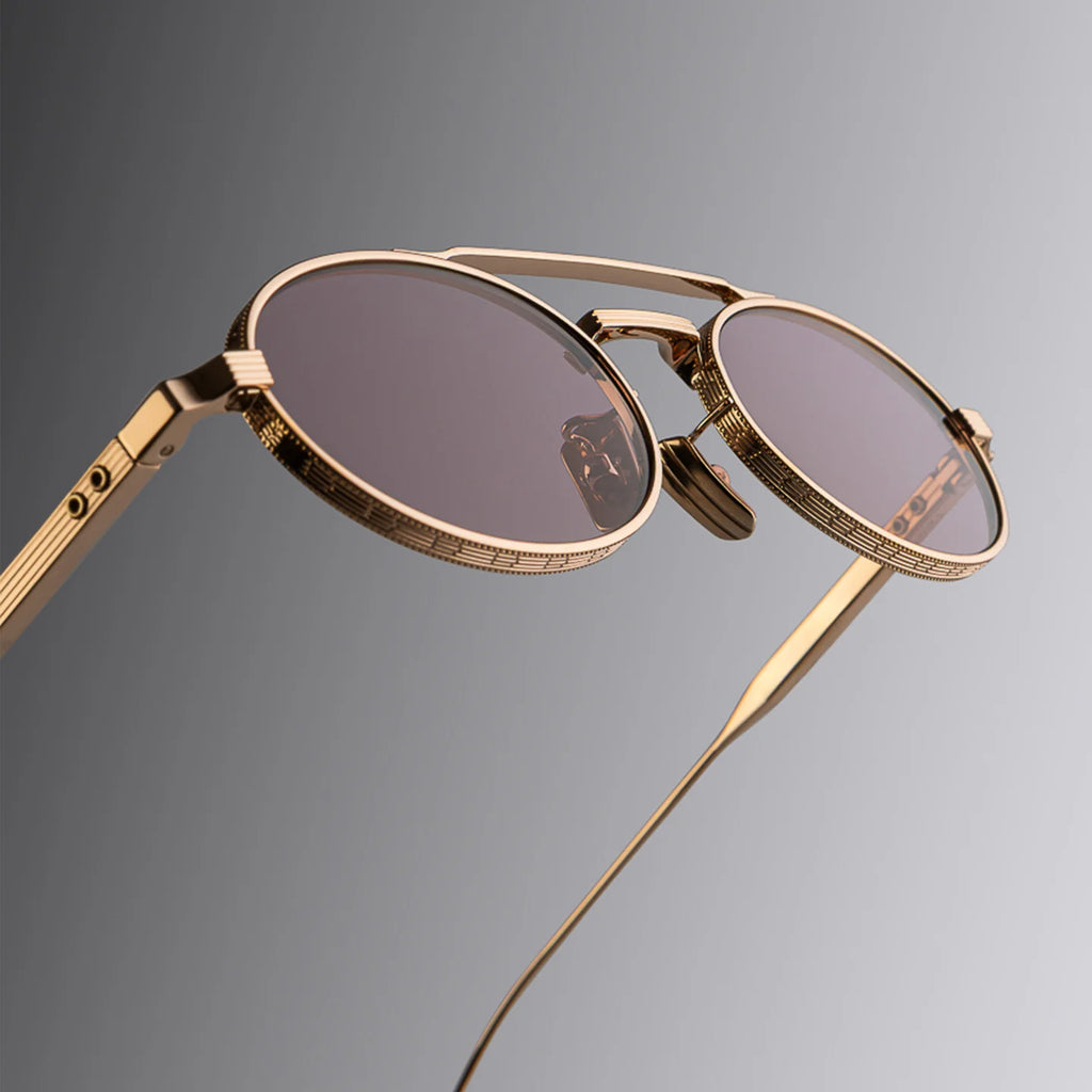 Cutler and Gross LADBROKE 120/350 – Pink Gold detail view