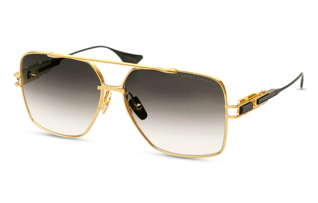 DITA GRAND EMPERIK – Yellow Gold / Matte Black angle view
