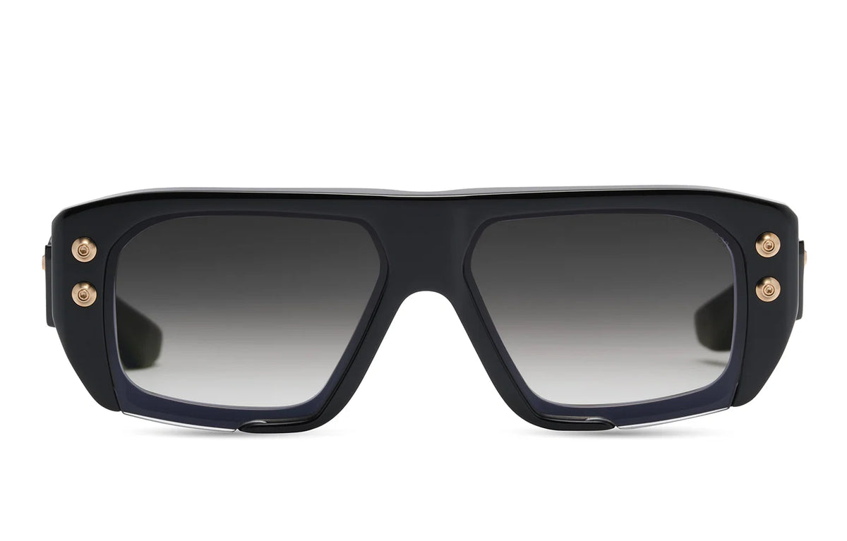 DITA HYPHER 1183 – Black / White Gold front view