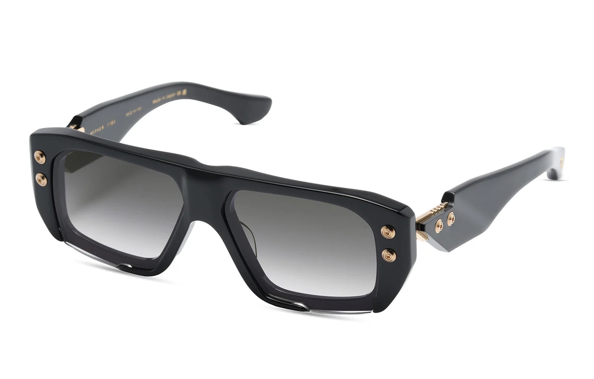 DITA HYPHER 1183 – Black / White Gold angle view