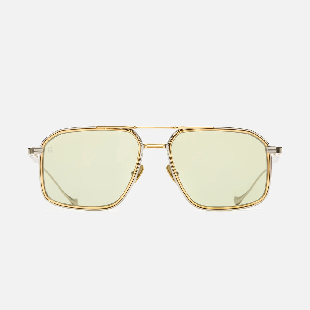 Cutler and Gross KNIGHTSBRISGE 147/350 SILVER/GOLD sunglasses, front view