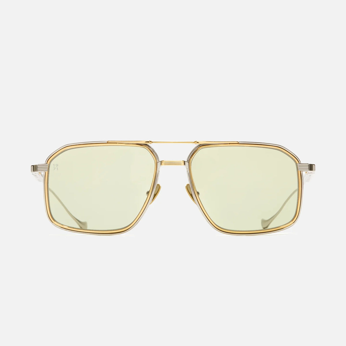 Cutler and Gross KNIGHTSBRISGE 147/350 SILVER/GOLD sunglasses, front view