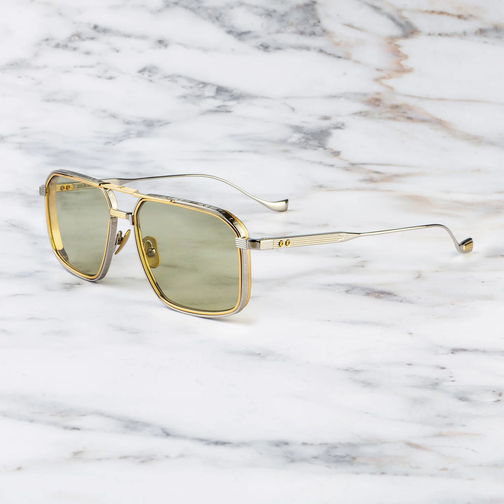 Cutler and Gross KNIGHTSBRISGE 147/350 SILVER/GOLD sunglasses, side view