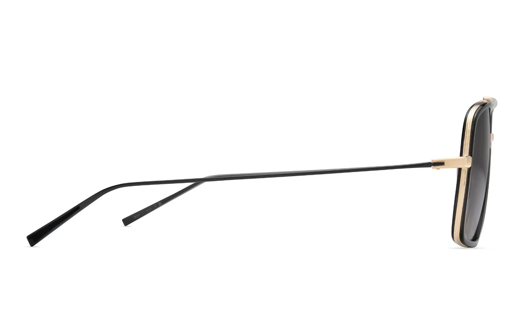 DITA ARTOA.88x DTS471-A-02 White Gold / Black Glass / Black Iron sunglasses, side view