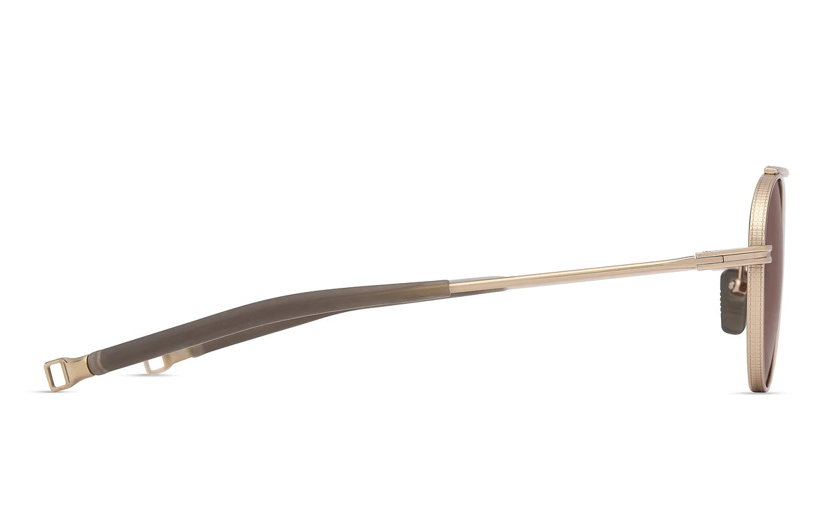 DITA DLS137 Gold Sand sunglasses, detail view