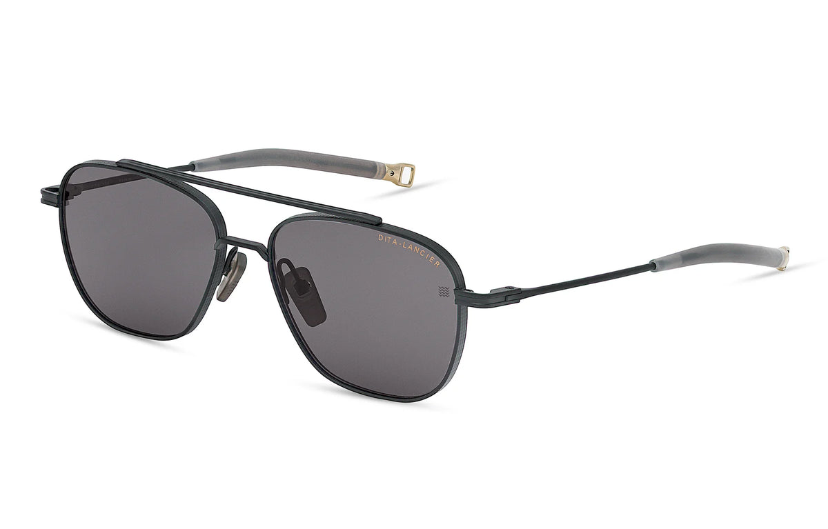 DITA DLS139 Matte Black sunglasses, side view