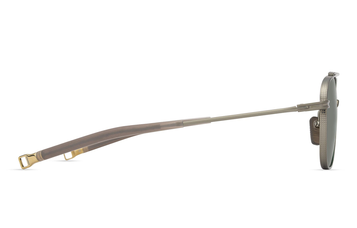 DITA DLS139 Brushed Antique Silver sunglasses, detail view