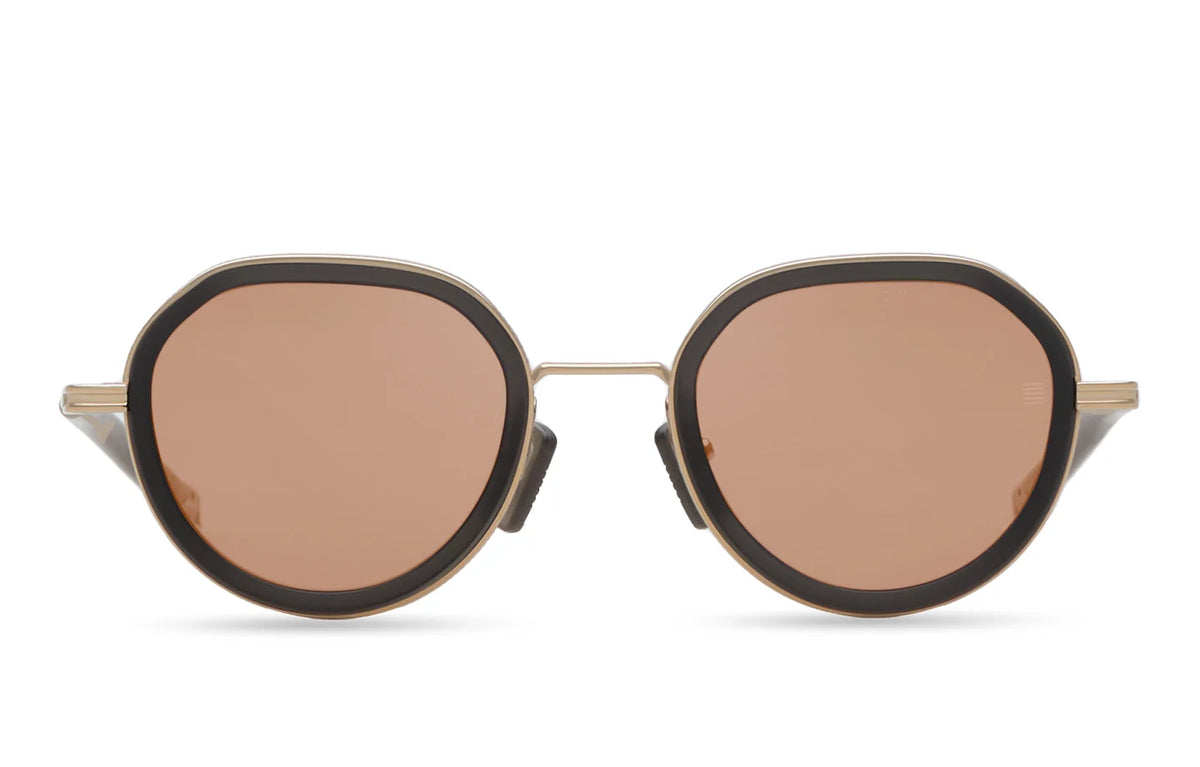 DITA DLS432 Gold Sand - Deck Grey sunglasses, front view