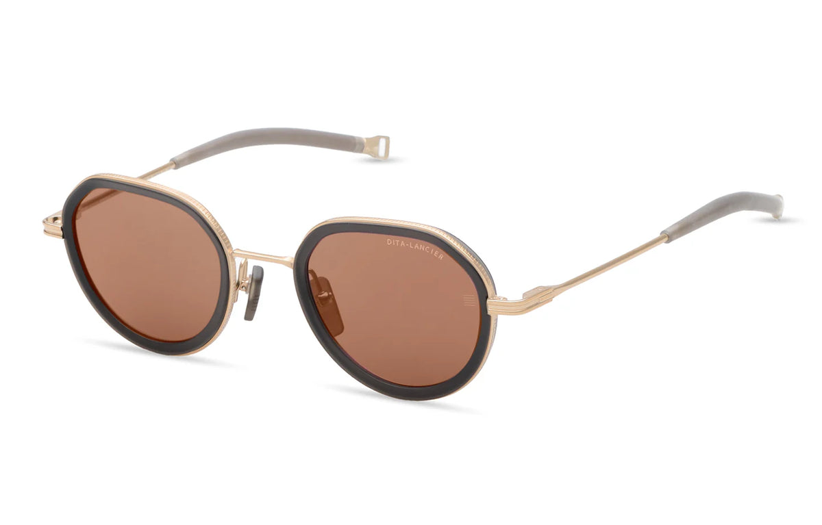 DITA DLS432 Gold Sand - Deck Grey sunglasses, side view
