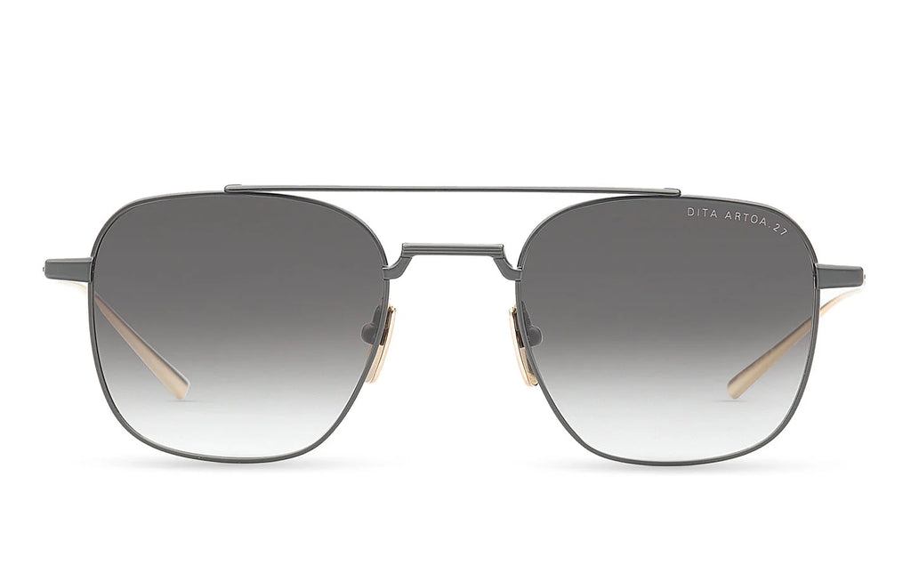 DITA ARTOA.27 Black Iron - White Gold – front view