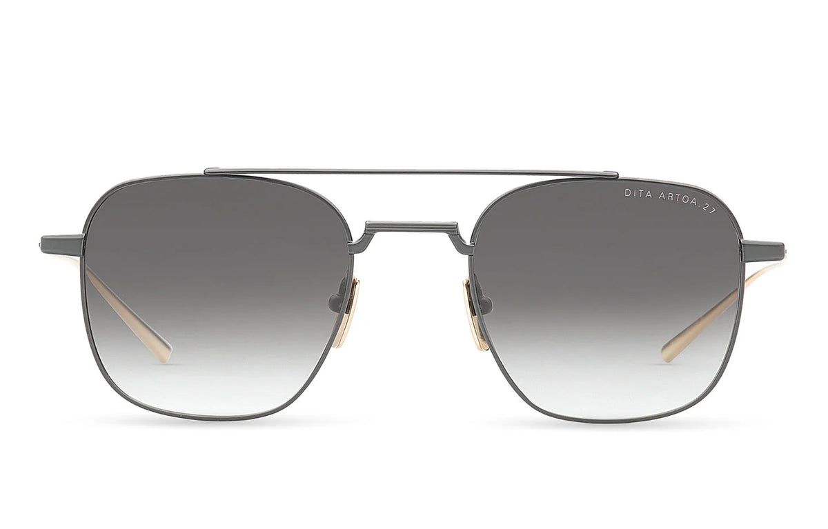 DITA ARTOA.27 Black Iron - White Gold – front view