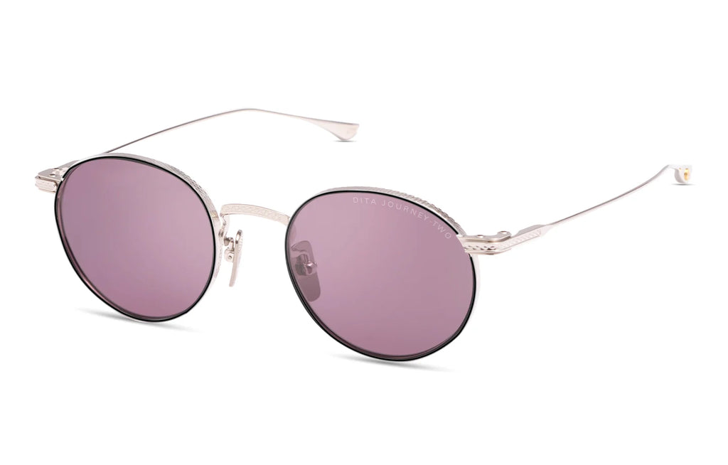DITA JOURNEY-TWO Silver-Black – three-quarter view