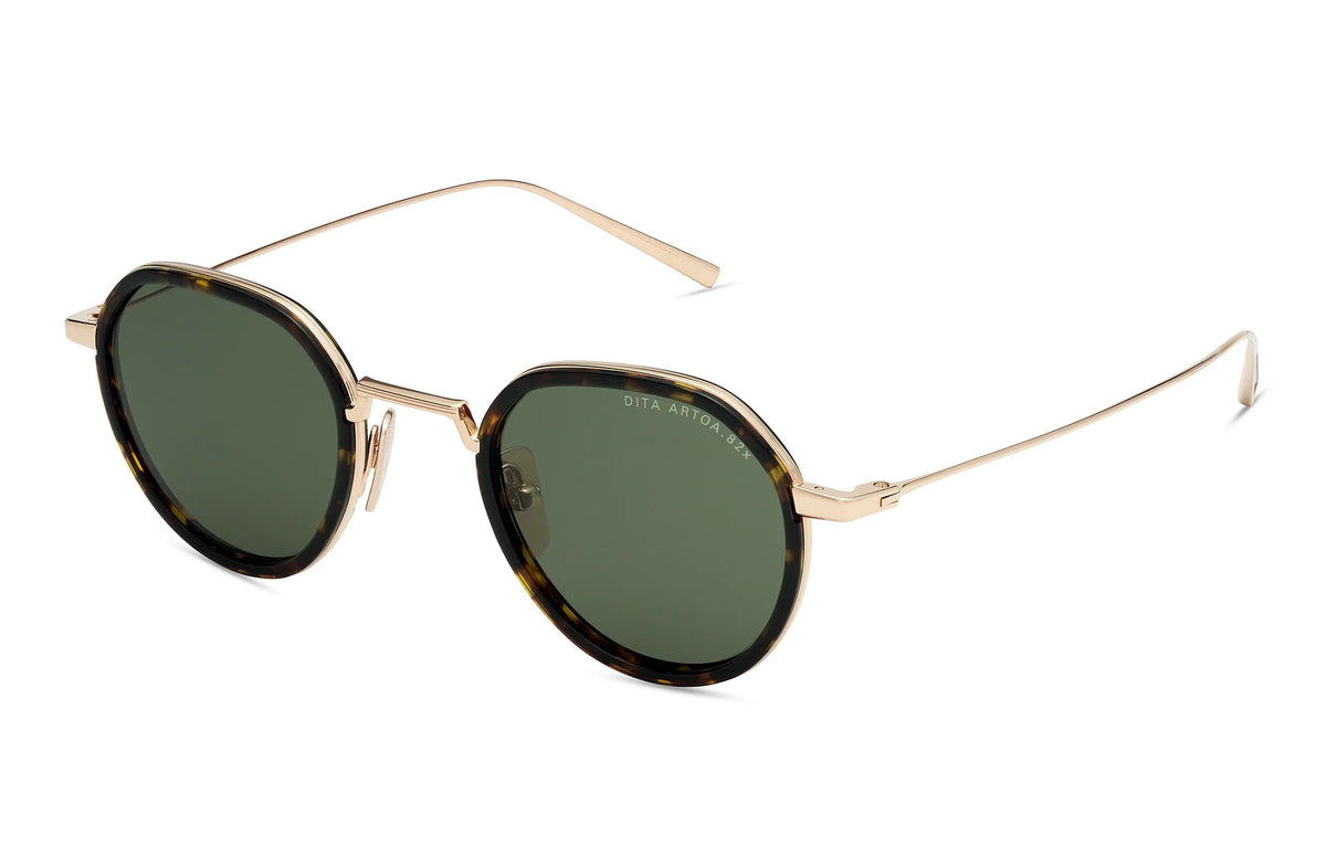 DITA ARTOA.82x White Gold - Dark Tortoise – three-quarter view