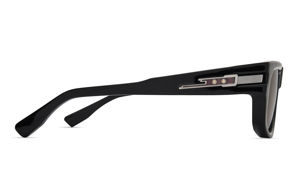 DITA PRIDM Black - Black Palladium - Red – side view