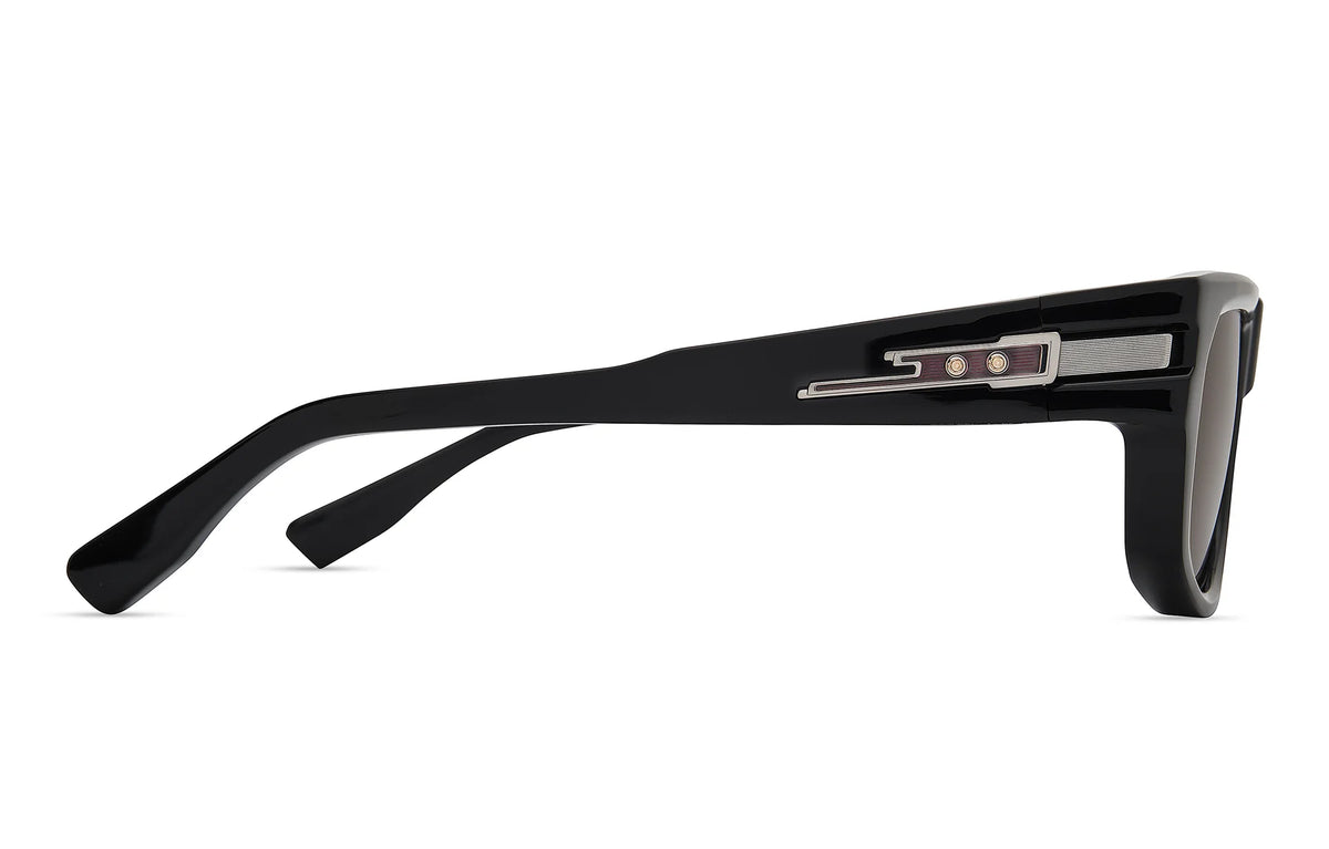 DITA PRIDM Black - Black Palladium - Red – side view